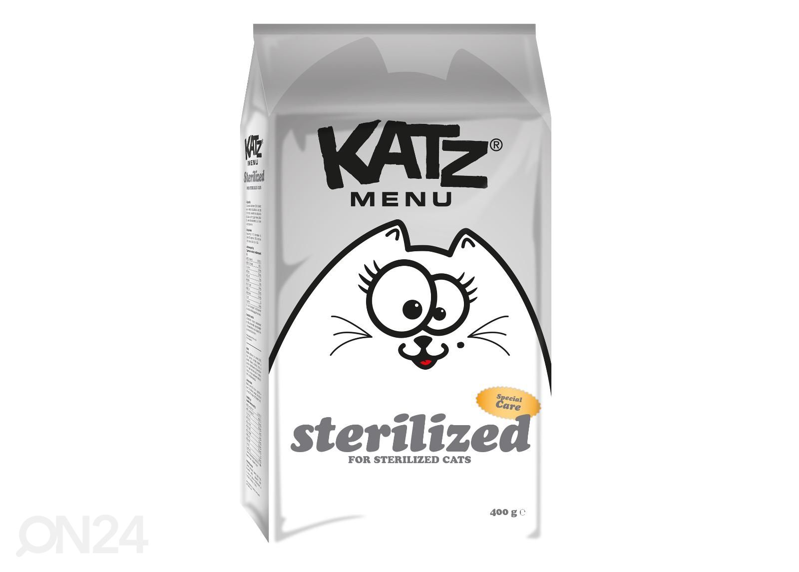 Kassitoit Katz Menu Sterilized 400 g suurendatud