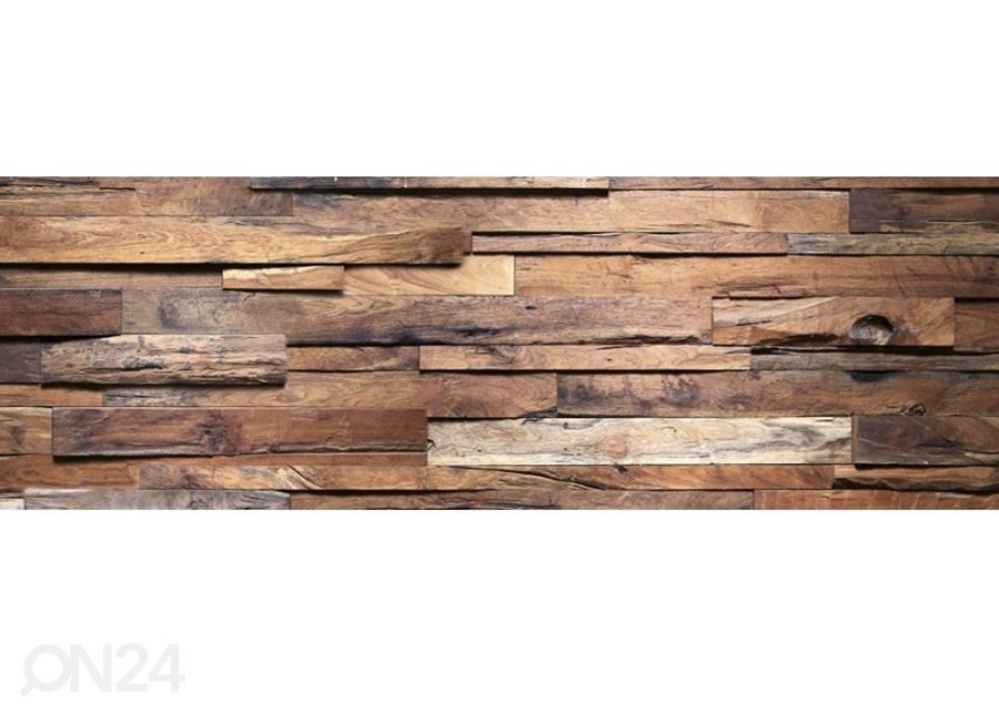 Köögi tagasein Wooden wall 350x60 cm suurendatud