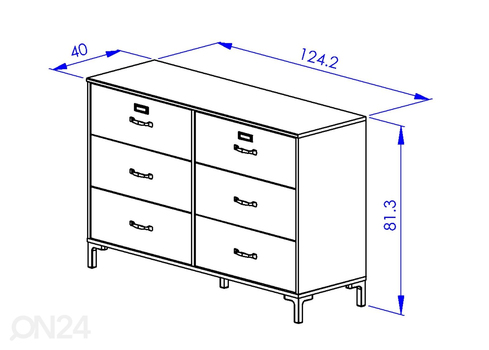 Kummut Manchester MA436003 ON24.ee Sisustuskaubamaja