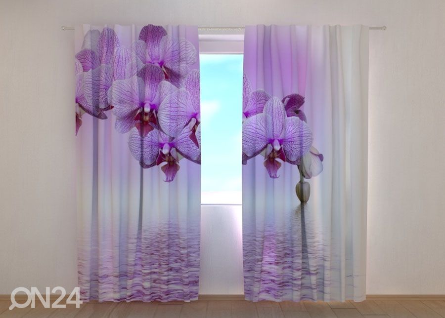 Läbipaistev kardin Lilac beauty 240x220 cm suurendatud