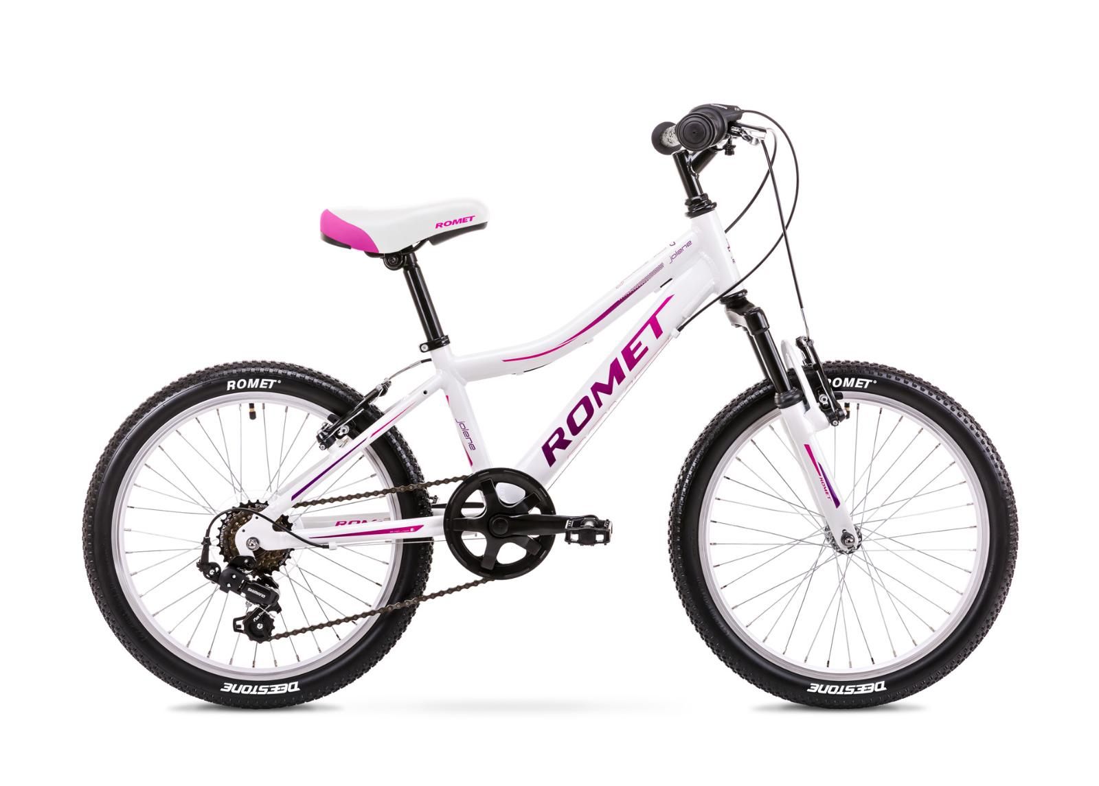 Laste jalgratas 11 S Rower ROMET JOLENE 20 KID 2 valge-roosa suurendatud