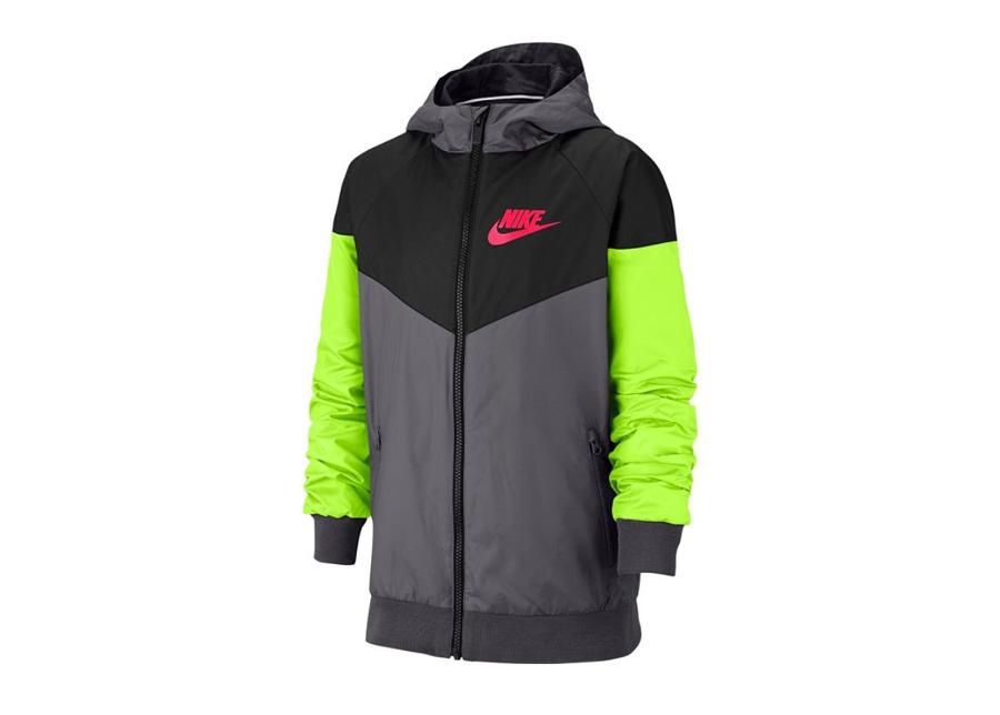 Laste kilejope Nike Nsw Windrunner Jacket Jr 850443-021 suurendatud