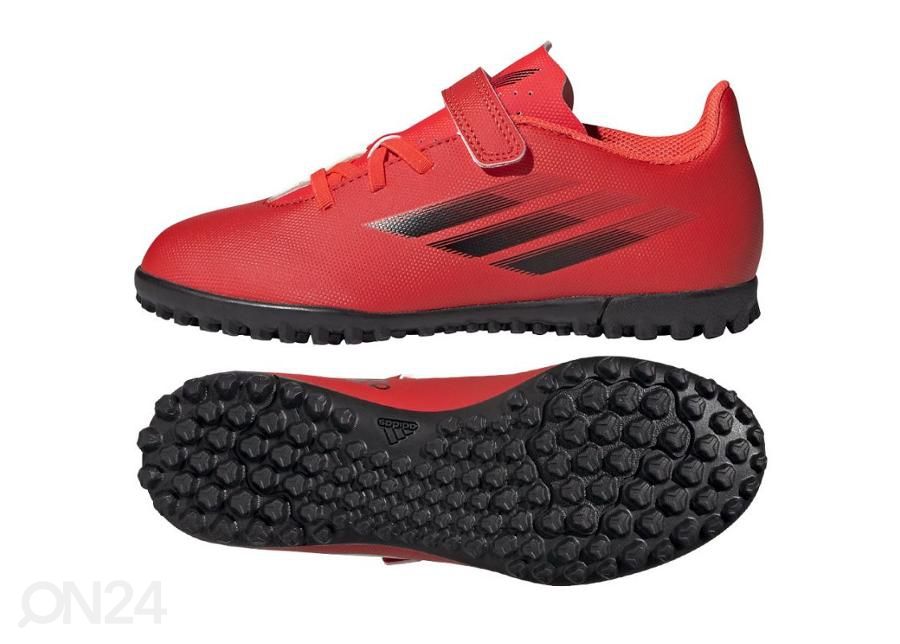 Laste kunstmuru jalgpallijalatsid Adidas X Speedflow.4 H&L TF suurendatud