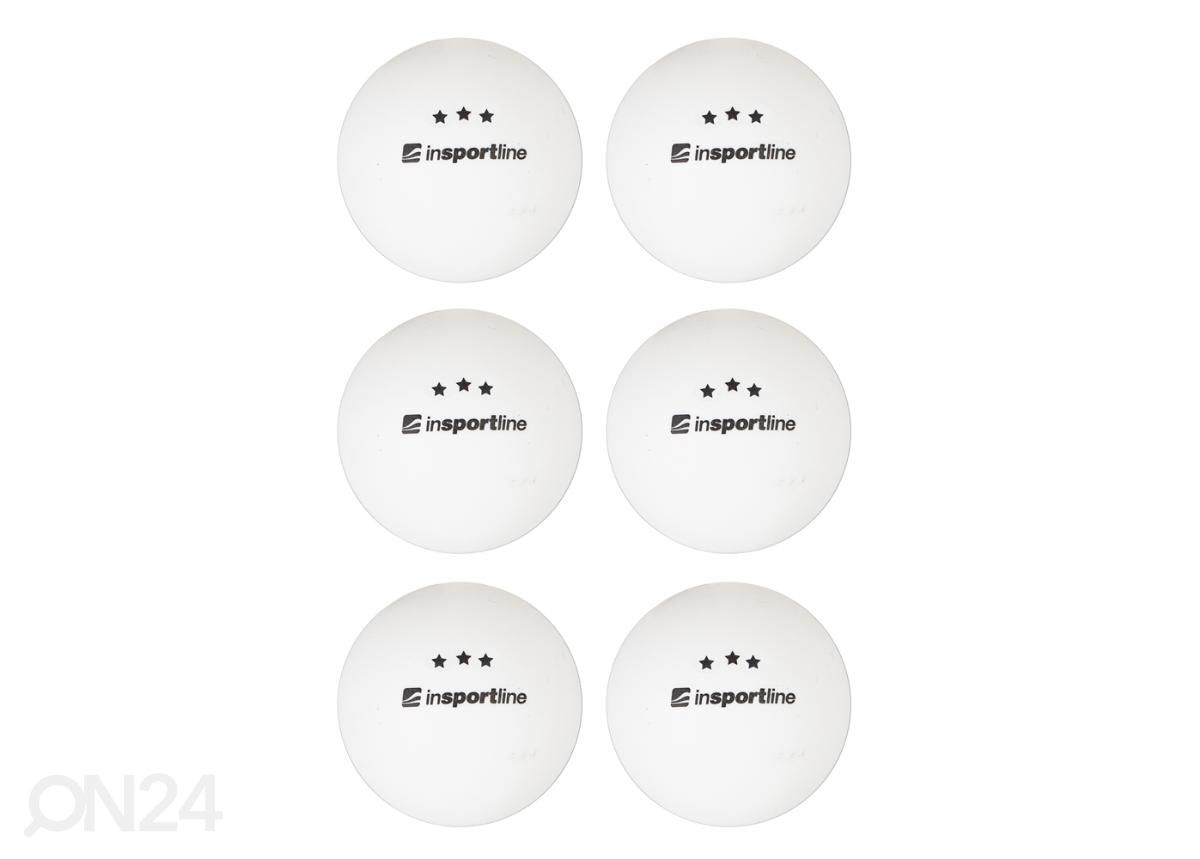 Lauatennise pallid inSPORTline Elisenda S3 – 6 tk valge suurendatud
