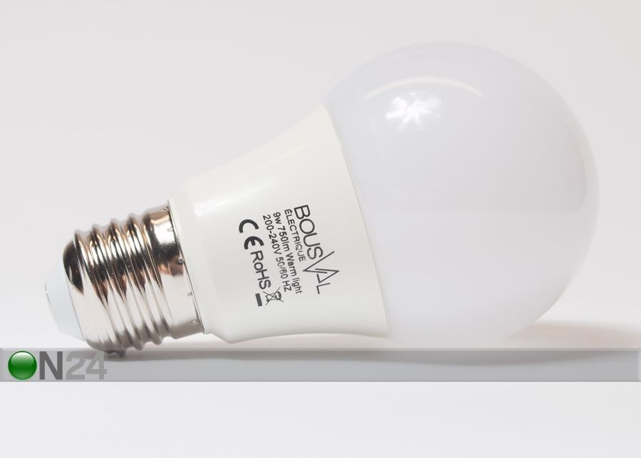 LED elektripirn E27 9W suurendatud