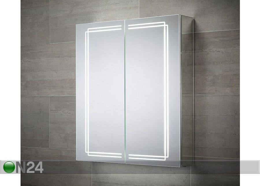 LED valgustusega peegelkapp Harlow 70x60 cm suurendatud