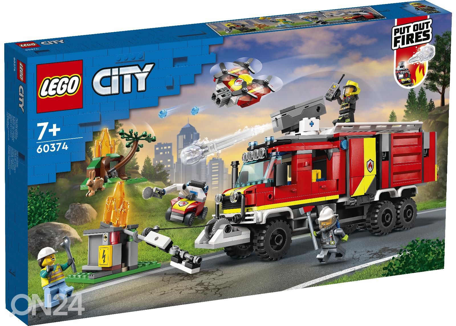 LEGO City Tuletõrjeauto suurendatud