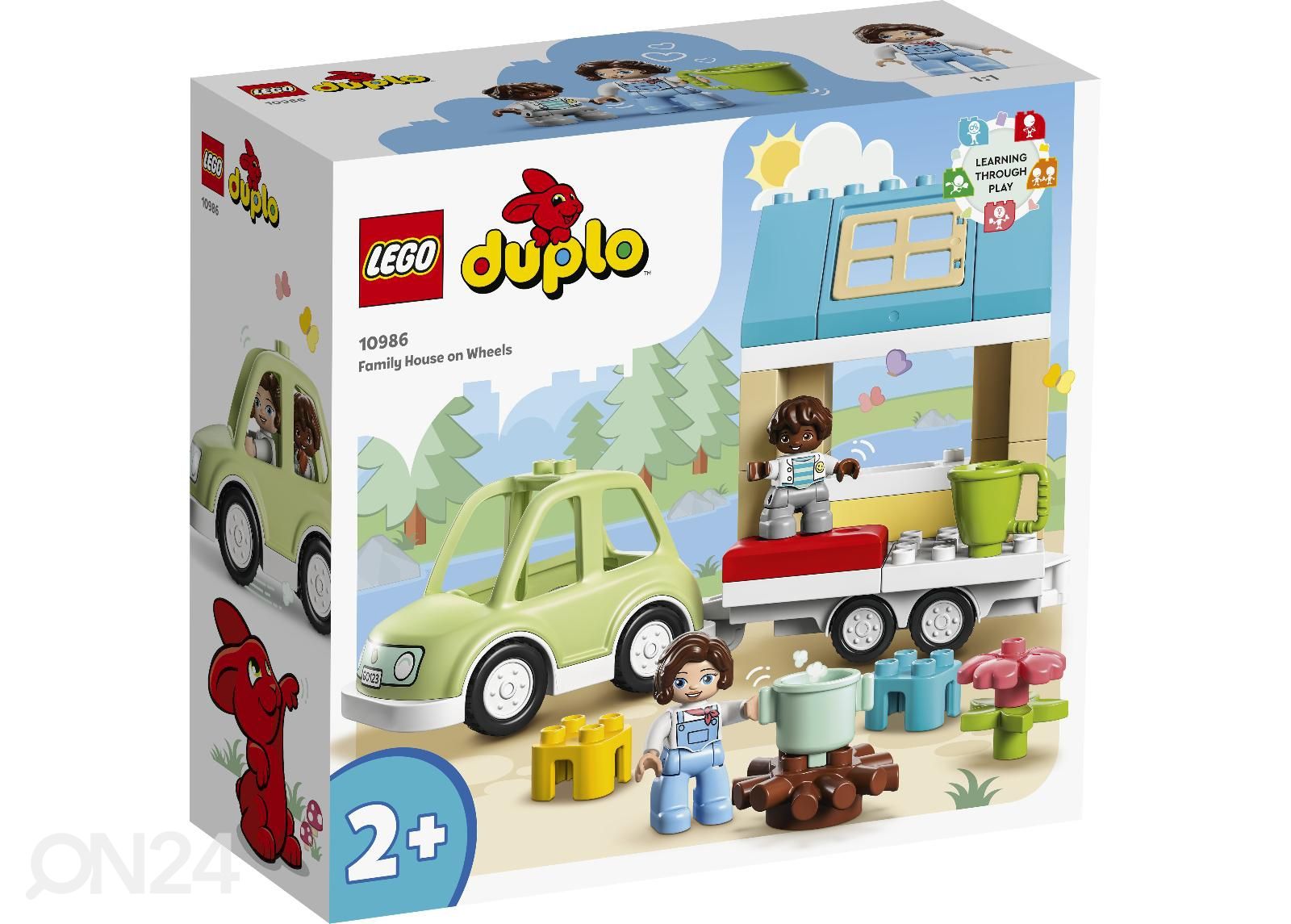 LEGO DUPLO Peremaja ratastel suurendatud