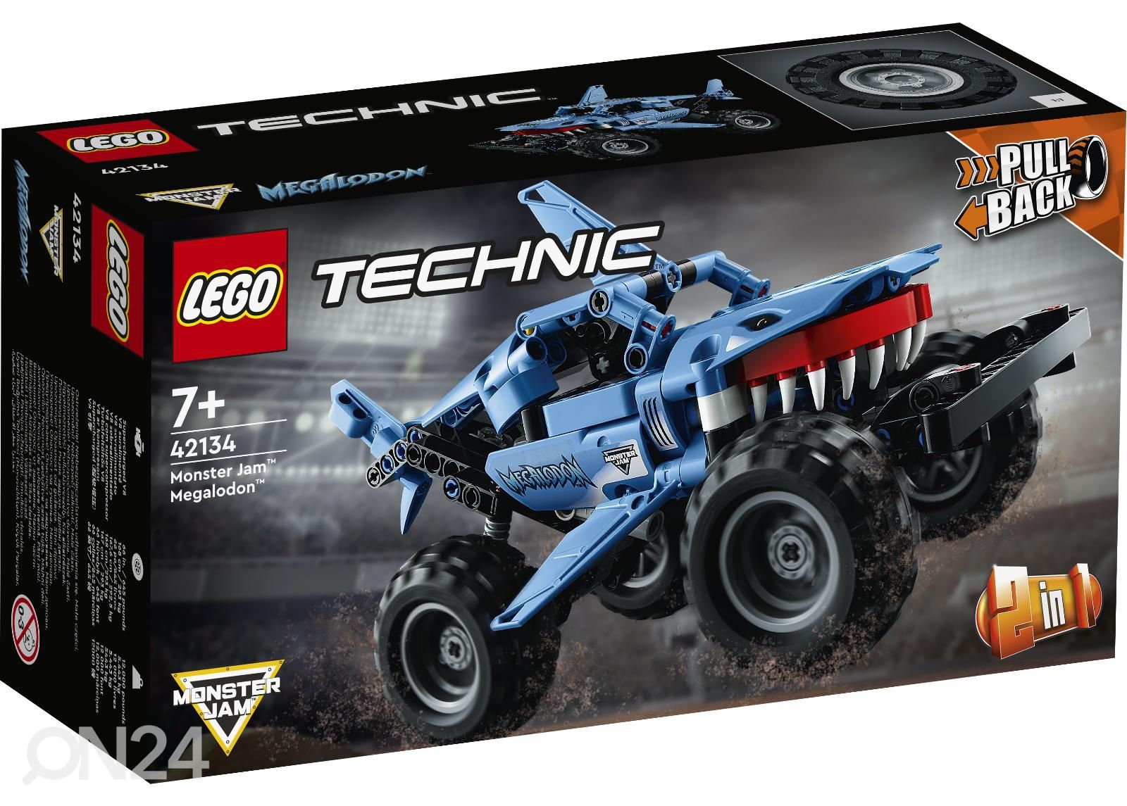 LEGO Technic Monster Jam Megalodon suurendatud