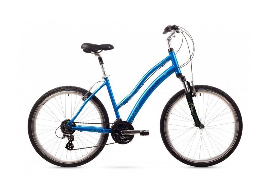 Linnajalgratas naistele 18 L ROMET BELECO sinine suurendatud