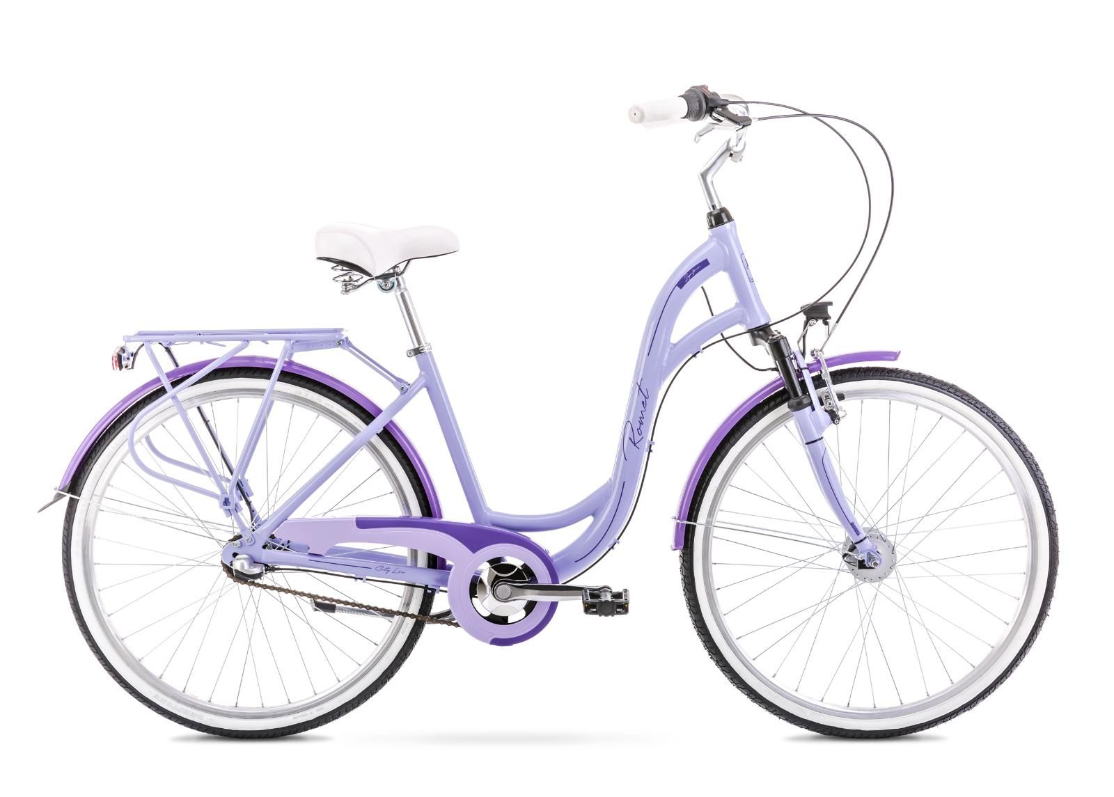 Linnajalgratas naistele 19 L SYMFONIA 2 violetne suurendatud
