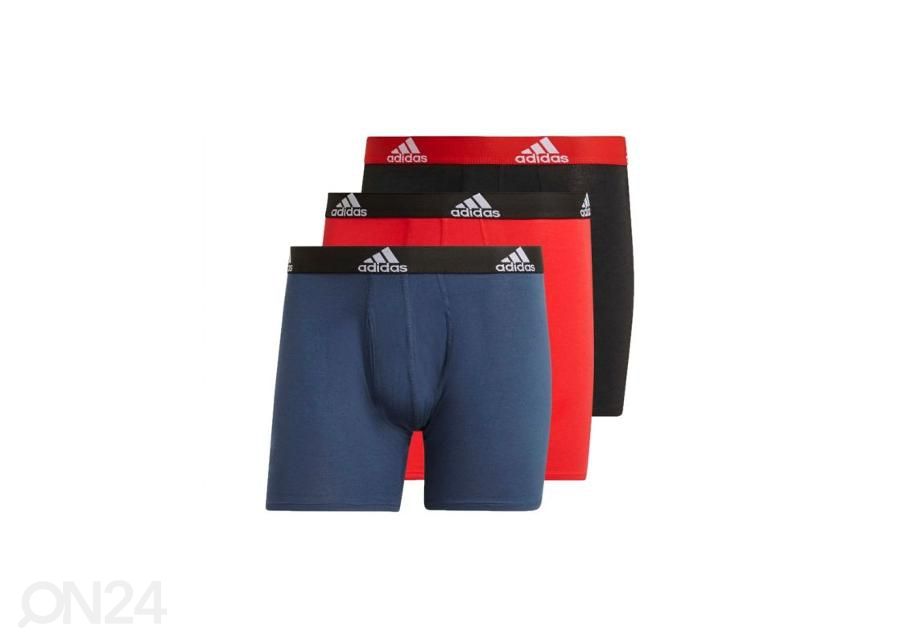 Meeste aluspüksid Adidas Logo Boxer Briefs 3-pakk suurendatud