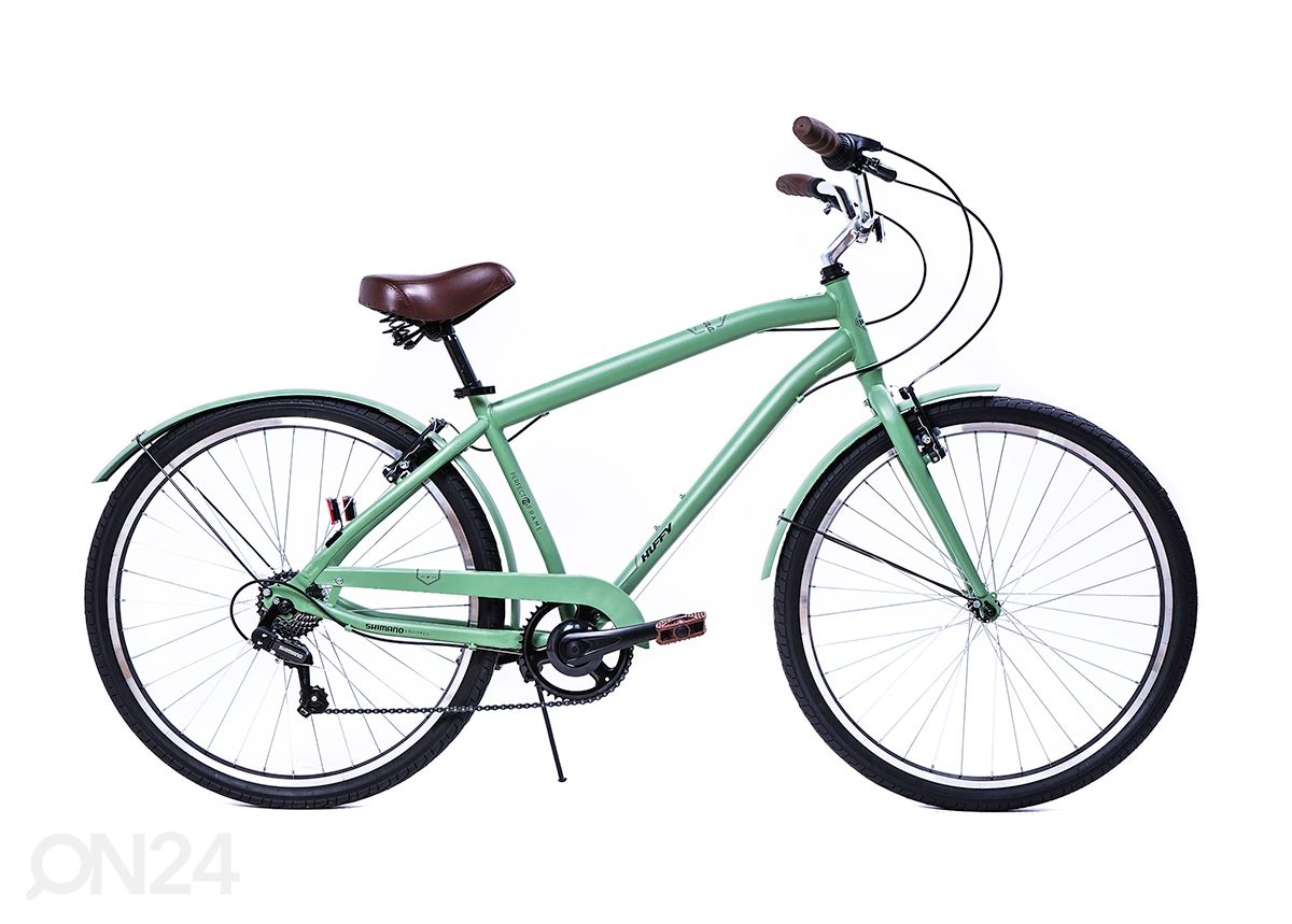 Meeste ja laste jalgratas 27,5 tolli Huffy Sienna Vintage roheline suurendatud