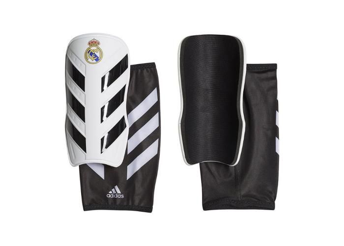 Meeste jalgpalli säärekaitsmed Adidas RM PRO Lite U CW9701 must-valge Real Madrid suurendatud