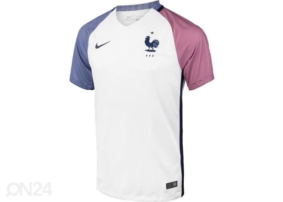 Meeste jalgpallisärk Nike France Away Stadium M 724614-100 suurendatud
