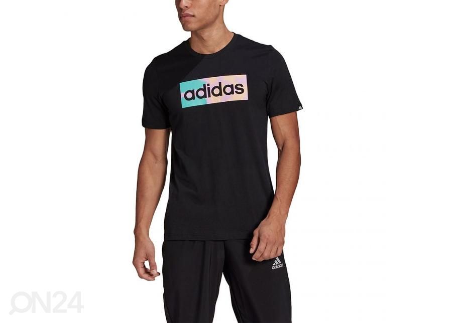 Meeste vabaajasärk Adidas Hazy Dreams Box Logo Tee suurendatud