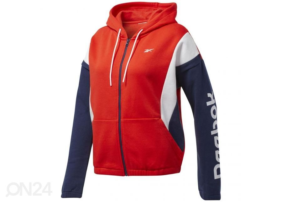 Naiste dressipluus Reebok Training Essentials Linear Logo FL Fullzip W FT0904 suurendatud