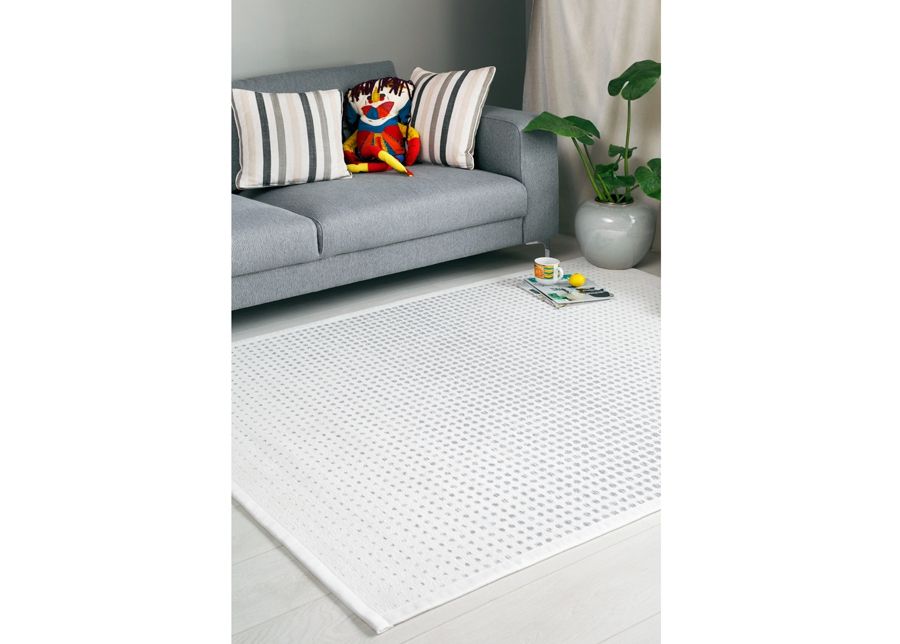 Narma newWeave® šenillvaip Helme white 160x230 cm suurendatud