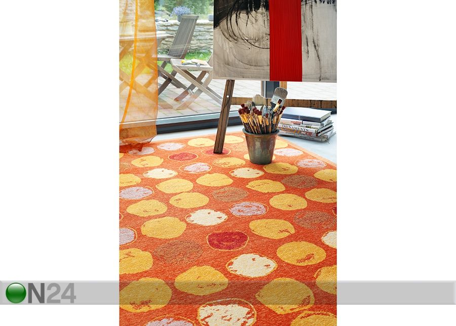 Narma newWeave® šenillvaip Veere orange 200x300 cm suurendatud