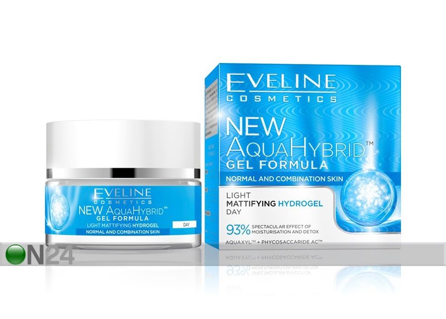 New Aqua Hybrid matistav hüdrogeel Eveline Cosmetics 50ml suurendatud
