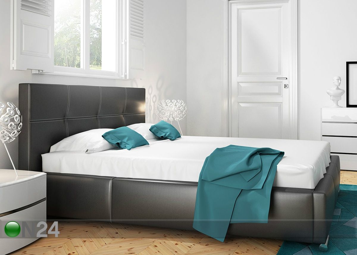 Pesukastiga voodi 140x200 cm suurendatud