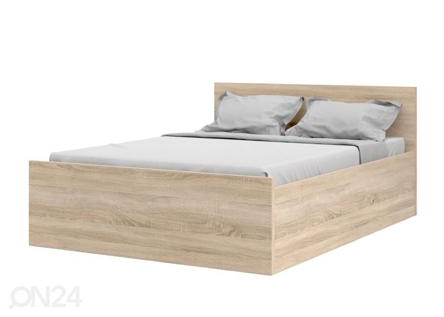 Pesukastiga voodi Naia 140x190 cm suurendatud