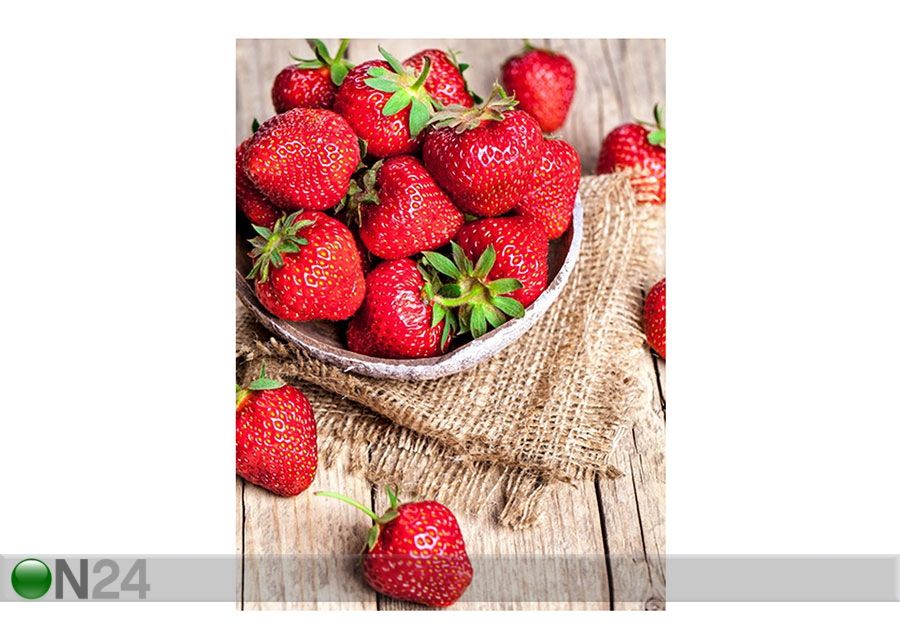 Pilt Maasikad, 30x40 cm suurendatud