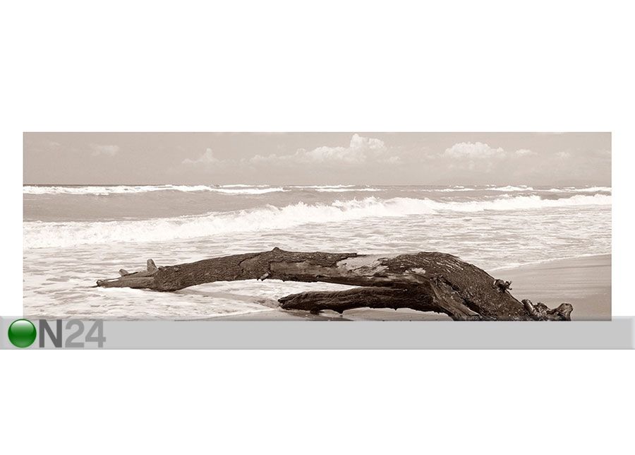 Pilt Oks rannas, 45x140 cm suurendatud