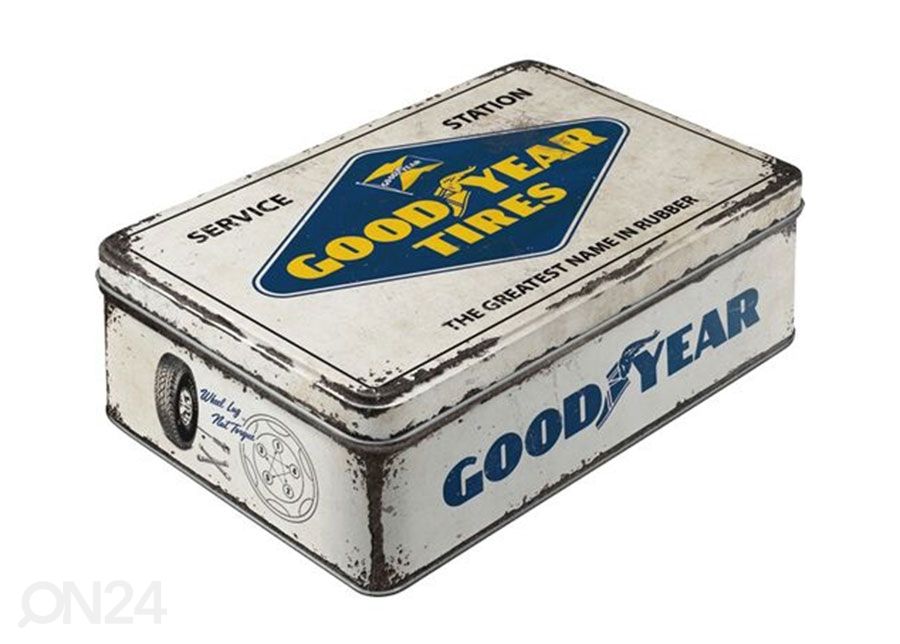 Plekist karp 3D Goodyear logo suurendatud