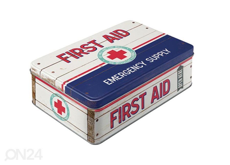 Plekkpurk First Aid Emergency supply 2,5L suurendatud