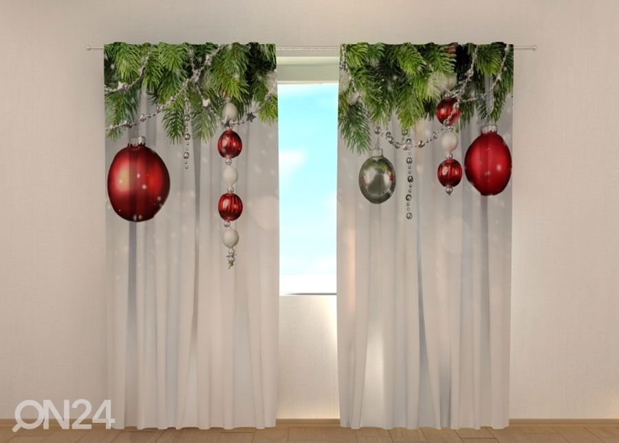 Poolpimendav kardin Christmas Decorations 240x220 cm suurendatud