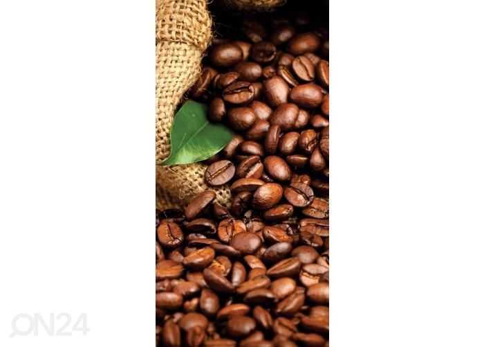 Põrandakleebis Coffee beans 85x170 cm suurendatud