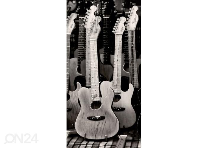 Põrandakleebis Guitars 85x170 cm suurendatud