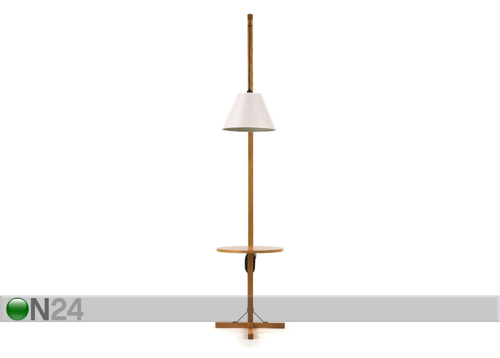 Põrandavalgusti Floor Lamp Table + white shade suurendatud