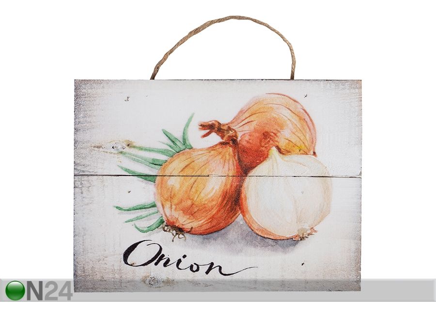 Puitpilt Onion 15x20 cm suurendatud