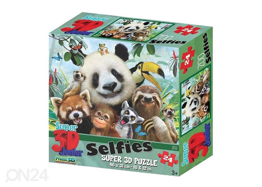 Pusle 3D Zoo Selfies 48 tk suurendatud