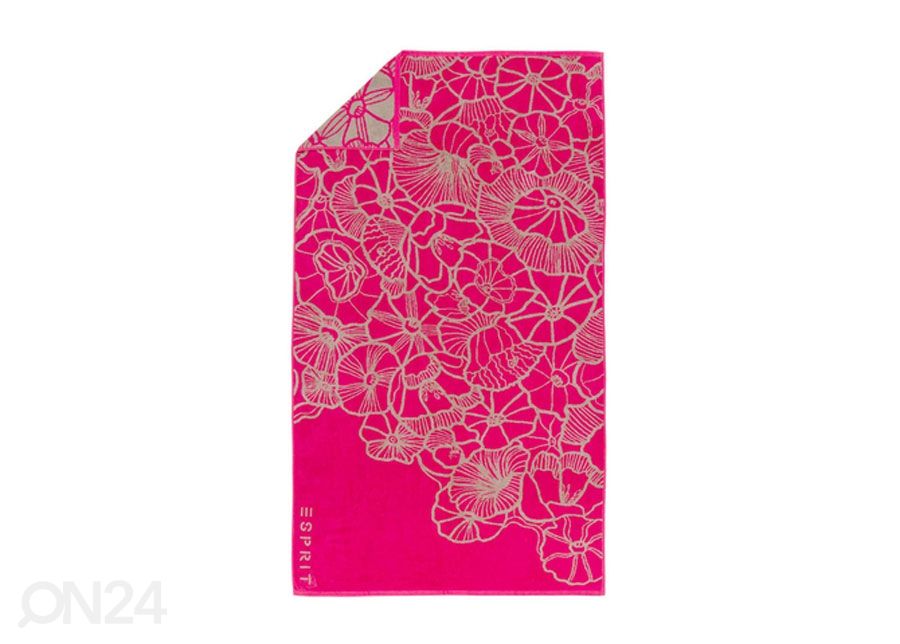 Rannarätik Esprit Mayla Pink 100x180 cm suurendatud
