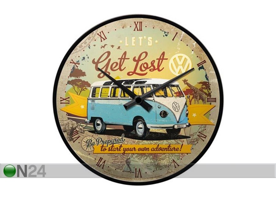 Retro seinakell VW Let`s Get Lost suurendatud