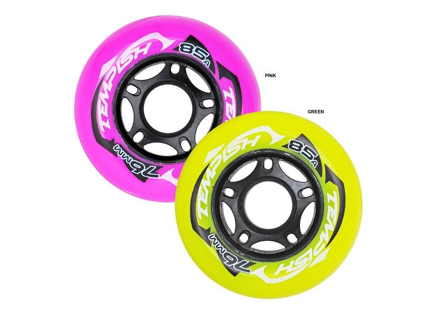 Rulluisu rataste komplekt Radical Color 76x24 84A Tempish suurendatud