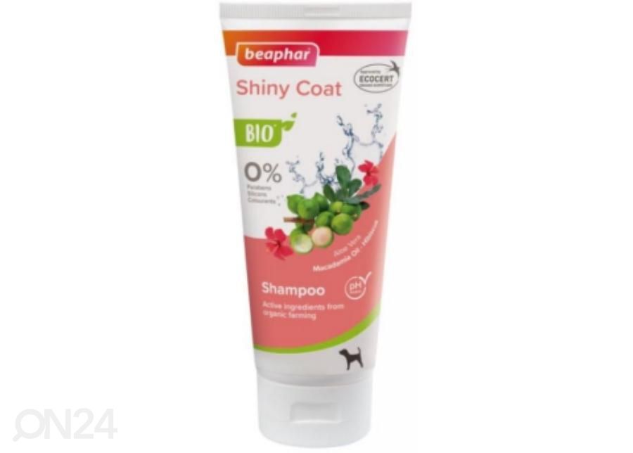 Šampoon koertele BIO Shampoo Shiny Beaphar 200 ml suurendatud