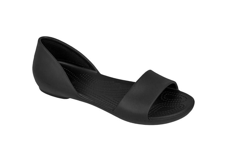 Sandaalid naistele Crocs Lina Dorsay Flat W 204291 must suurendatud