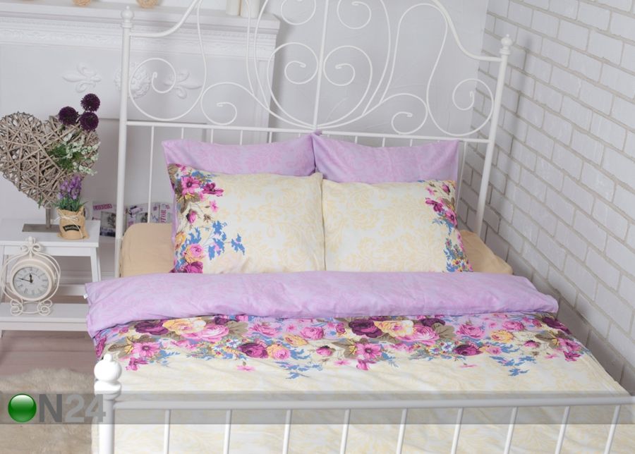 Satiinist voodipesukomplekt 200x210 cm suurendatud