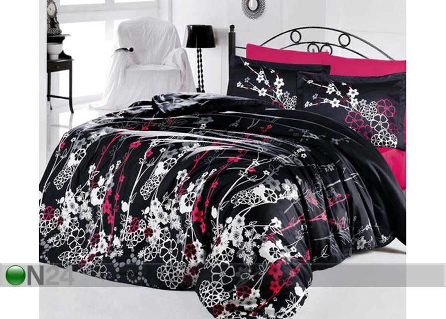 Satiinist voodipesukomplekt Harmony 200x220 cm suurendatud
