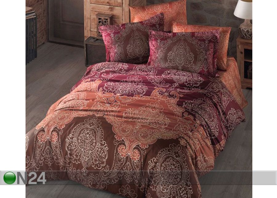 Satiinist voodipesukomplekt Indaba 200x220 cm suurendatud
