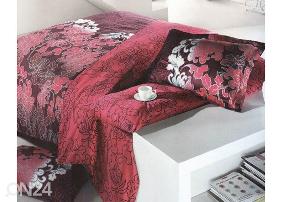Satiinist voodipesukomplekt Safir Murdum 160x220 cm suurendatud