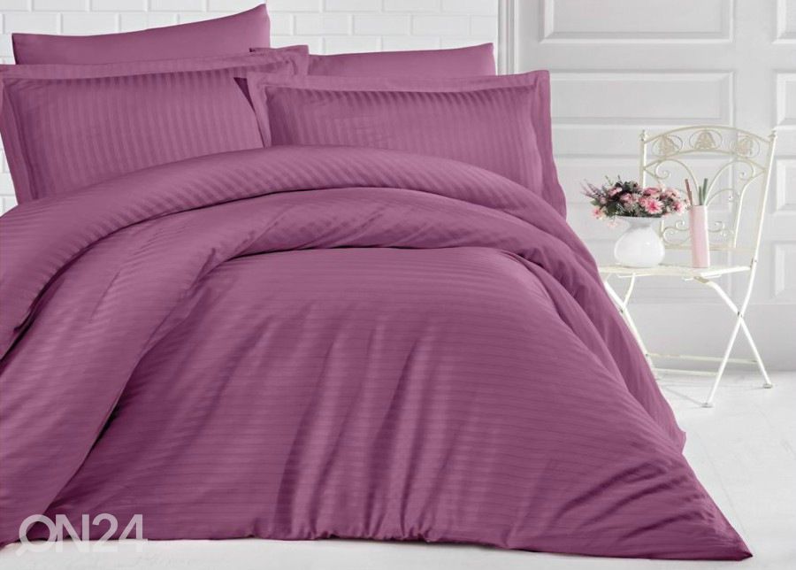Satiinist voodipesukomplekt Uni Dast Rose 200x220 cm suurendatud