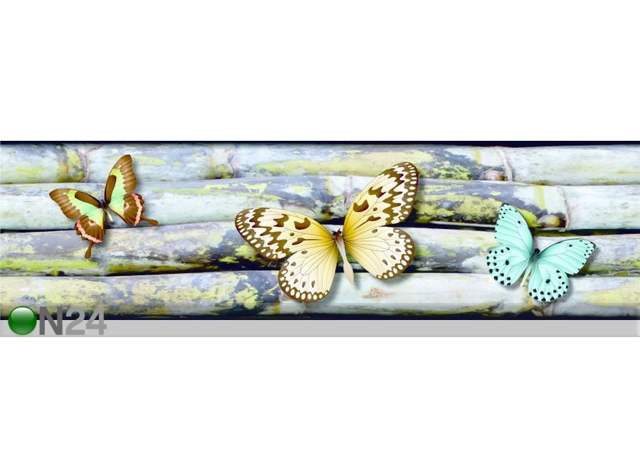 Seinakleebis Butterflies 14x500 cm suurendatud