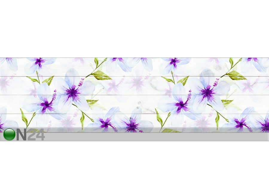 Seinakleebis Flowers 2 14x500 cm suurendatud