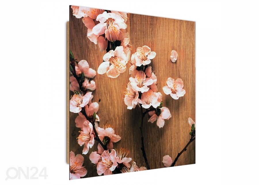 Seinapilt Cherry blossoms 2 3D 30x30 cm suurendatud