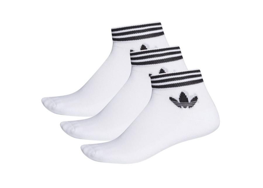 Sokid meestele adidas Originals Trefoil Ankle Socks 3 pakk M EE1152 suurendatud